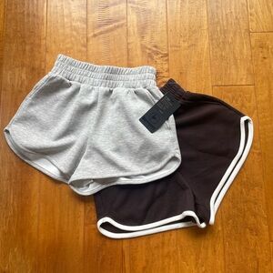 NWT 2 pack 90 Degree by Reflex shorts scuba cafe to cardio athletic sports